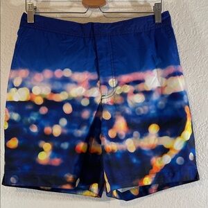 D.W.G. Swim Shorts With Mesh Lining With Pockets UPF 50 Size 34 NEW